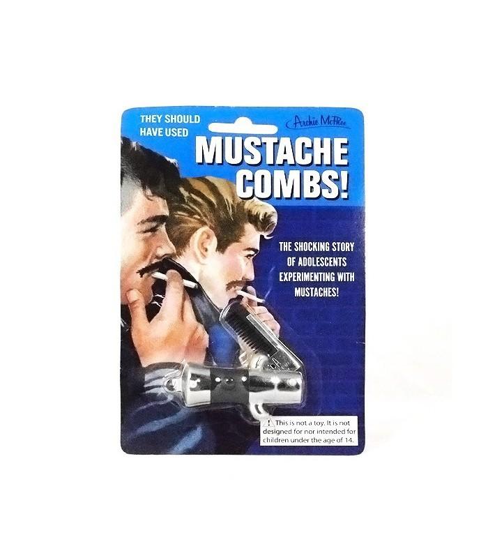 Archie Mcphee - Switchblade Mustache Comb - Image 3