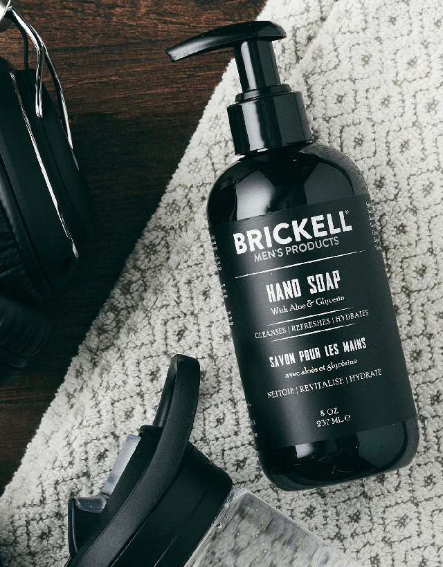 Brickell Men's Products - Cedarwood & Rain Hand Soap, 273ml - Image 5