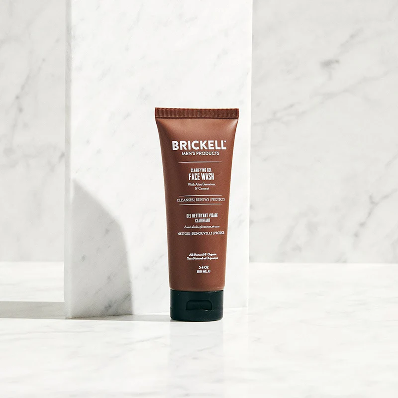 Brickell Men's Products - Clarifying Gel Face Wash, 100ml - Image 3
