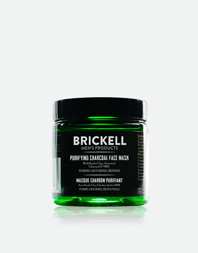 Brickell Men's Products - Purifying Charcoal Face Mask, 118ml