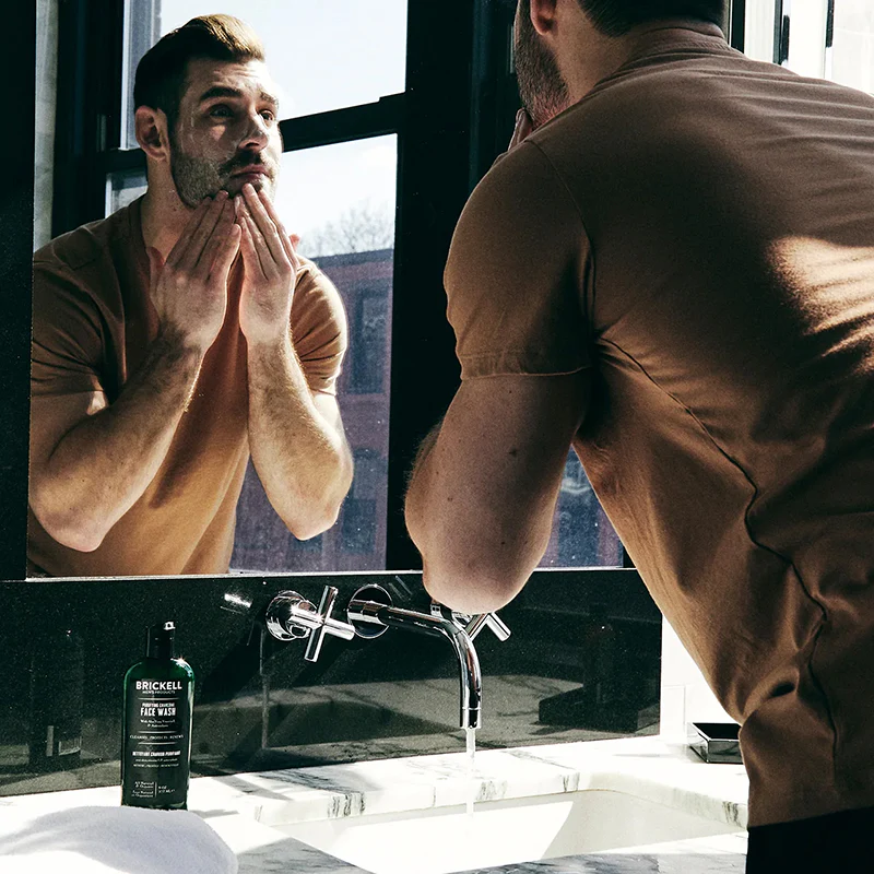 Brickell Men's Products - Purifying Charcoal Face Wash,100ml - Image 2