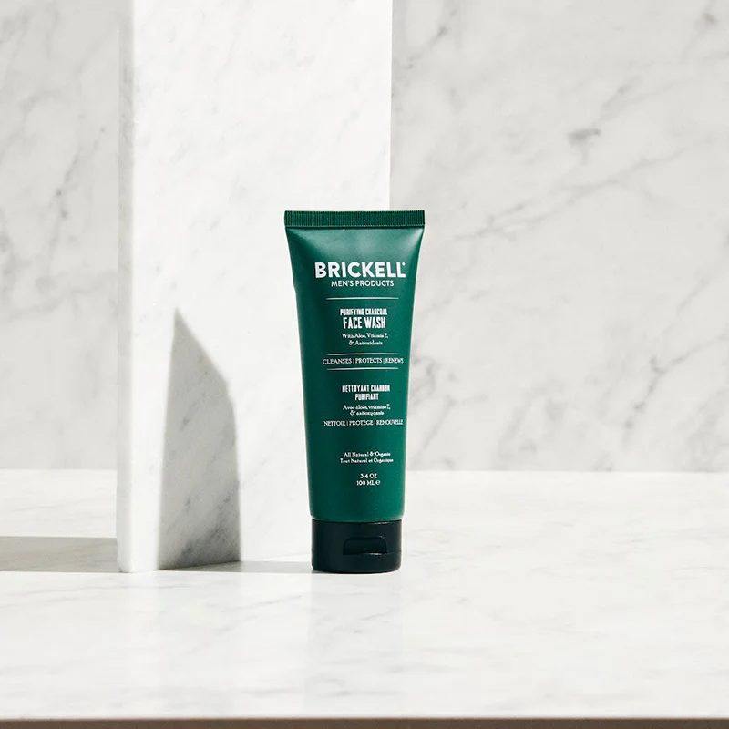 Brickell Men's Products - Purifying Charcoal Face Wash,100ml - Image 3