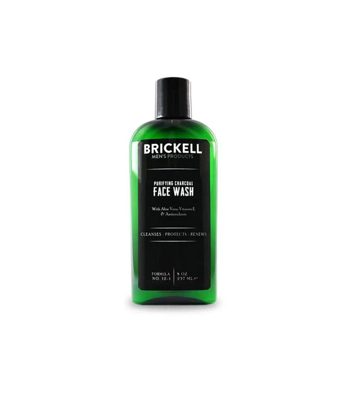 Brickell Men's Products - Purifying Charcoal Face Wash, 237ml - Image 3