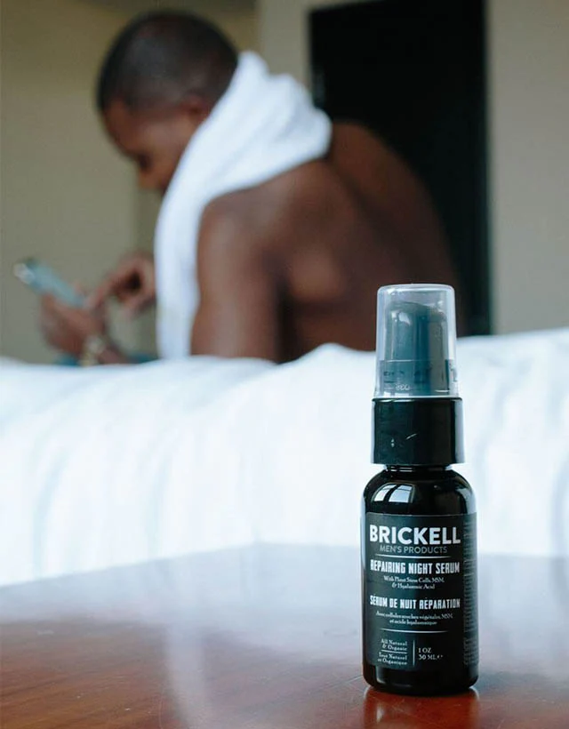 Brickell Men's Products - Repairing Night Serum, 30ml - Image 3
