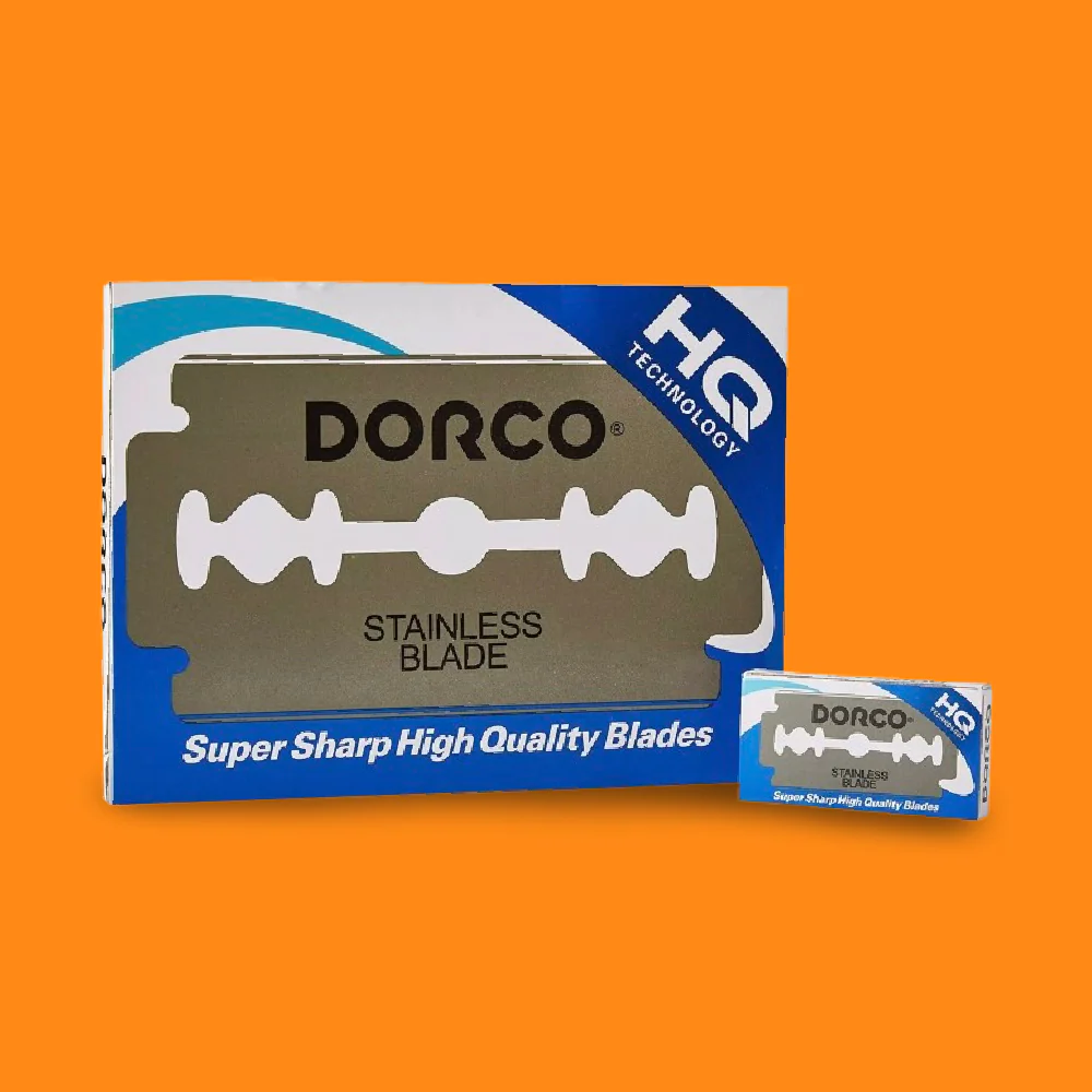 Dorco - ST300 Double Edge Razor Blades, 100 Blades