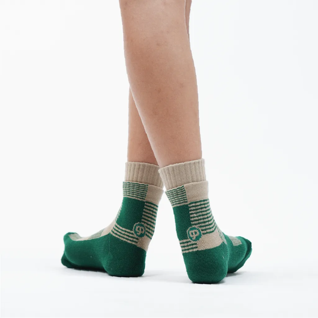 GOODPAIRSOCKS - Late For Summer, Green Ketupat - Image 7