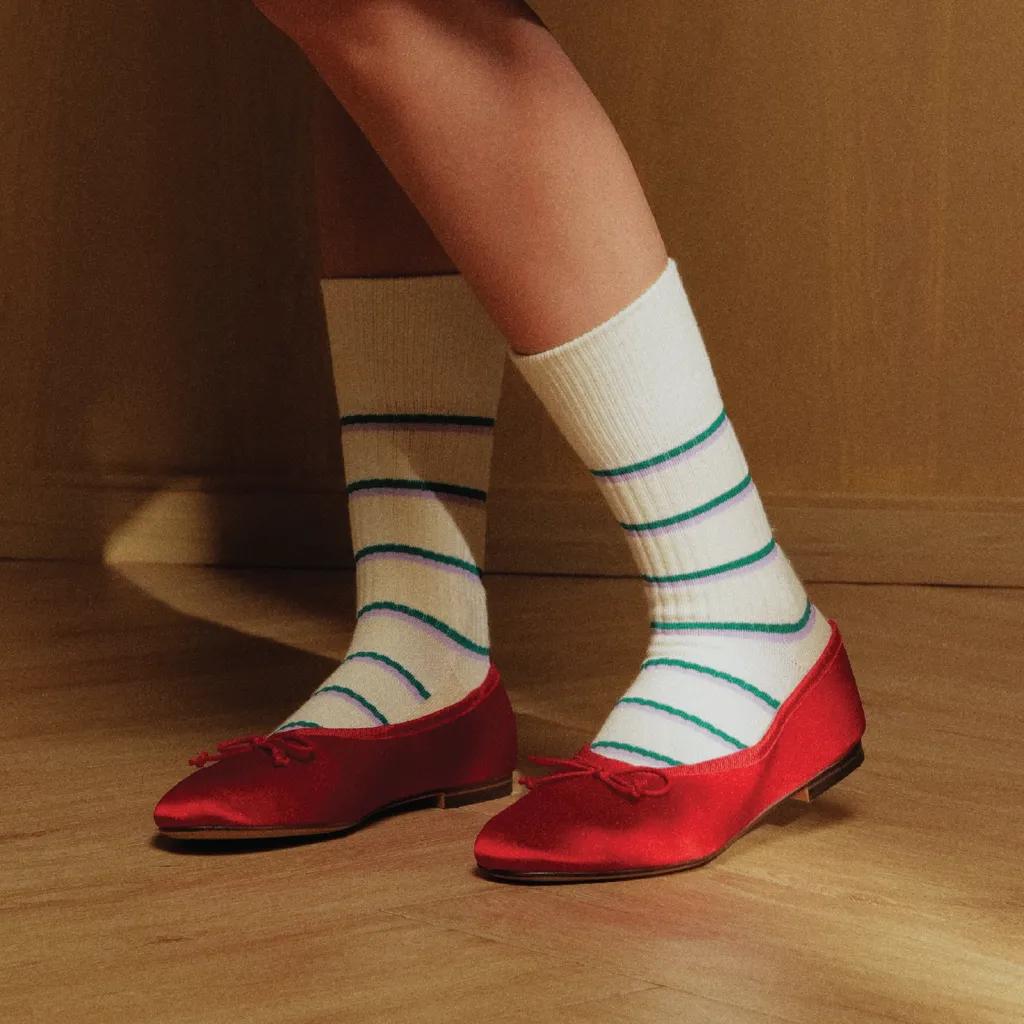 GOODPAIRSOCKS - Late For Summer, OffWhite Taronilla - Image 3