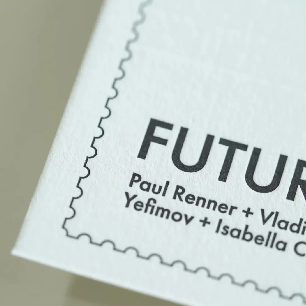Hrvst.Store - Futura Postcard, A6, Letterpress - Image 4
