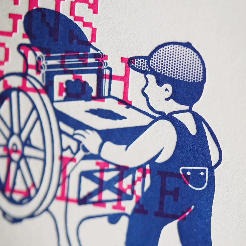 Hrvst.Store - Smells Like Ink Postcard, A6, Letterpress - Image 4