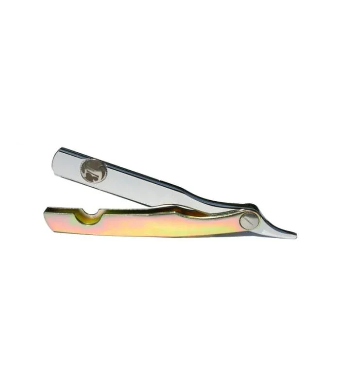 Irving Barber Co. - Chrome / Yellow Zinc Razor - Image 4
