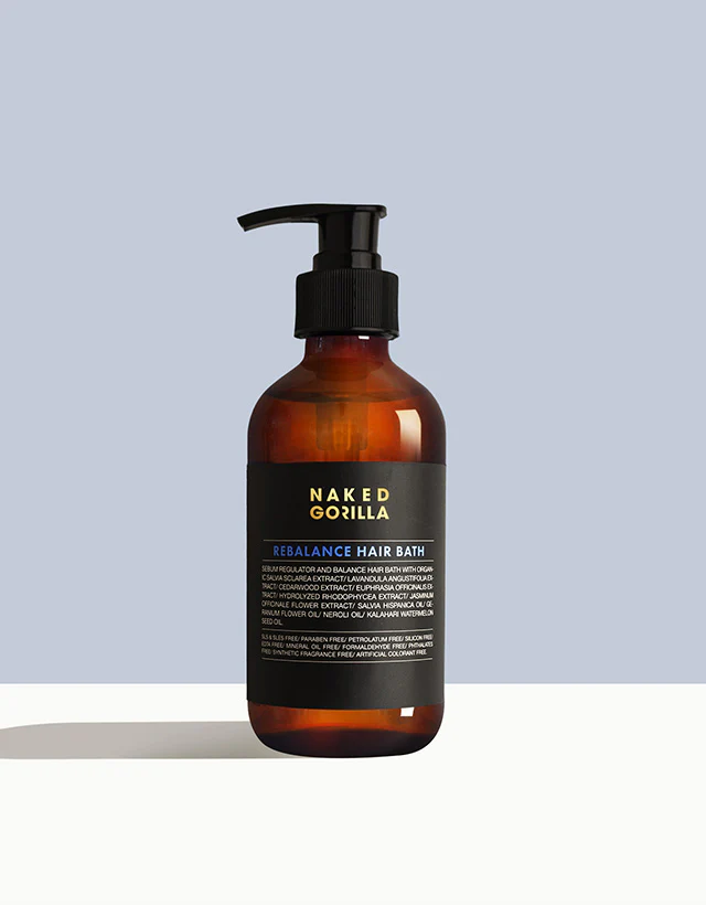 Naked Gorilla - Rebalance Hair Bath, 250ml, Oily Scalp Shampoo - Image 2