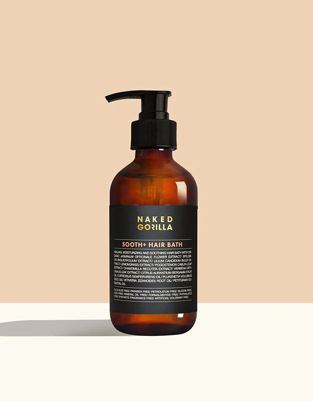 Naked Gorilla - Sooth+ Hair Bath, 250ml, Sensitive Scalp Shampoo
