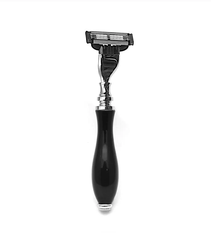 Parker - 111B-M3 Mach3 Compatible Razor, Black Resin Handle - Image 4