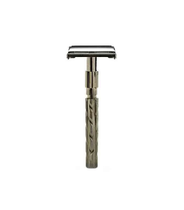 Parker - 22R Safety Razor, Butterfly Open, Gunmetal Handle - Image 4