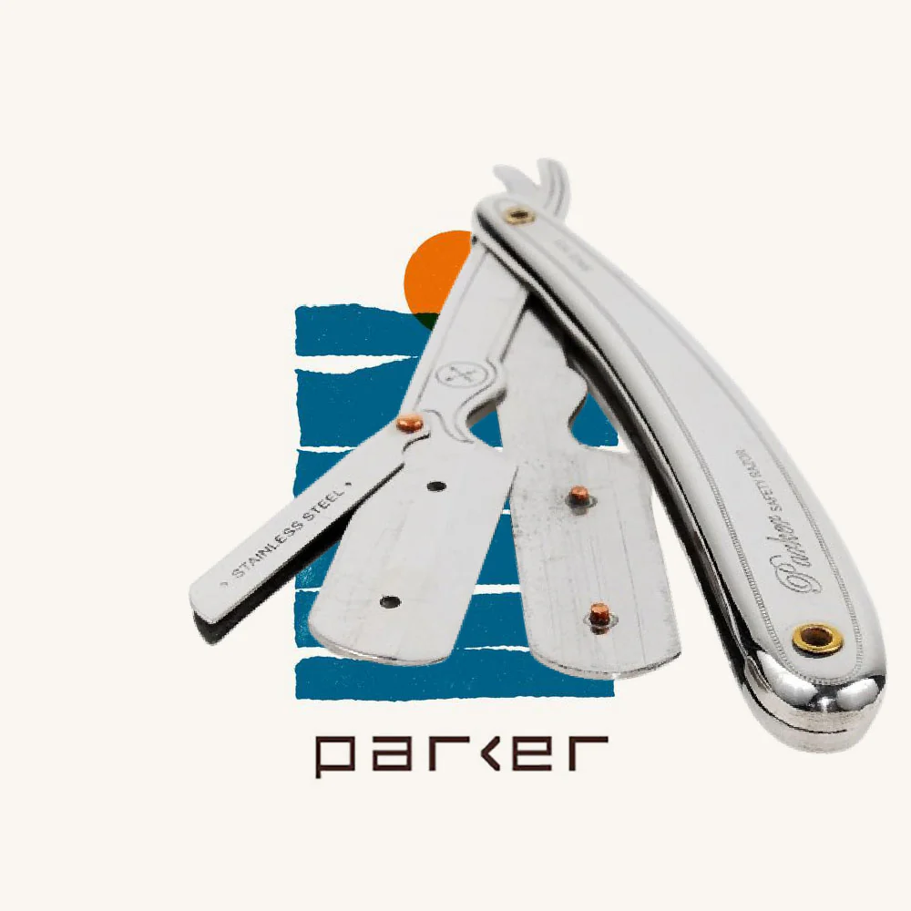 Parker - SR1 / 31R Straight Razor, Clip Type, Stainless Steel - Image 3