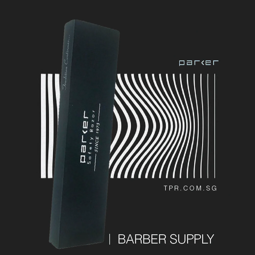Parker - SRW / 34R Straight Razor, Clip Type, White Resin Handle - Image 4
