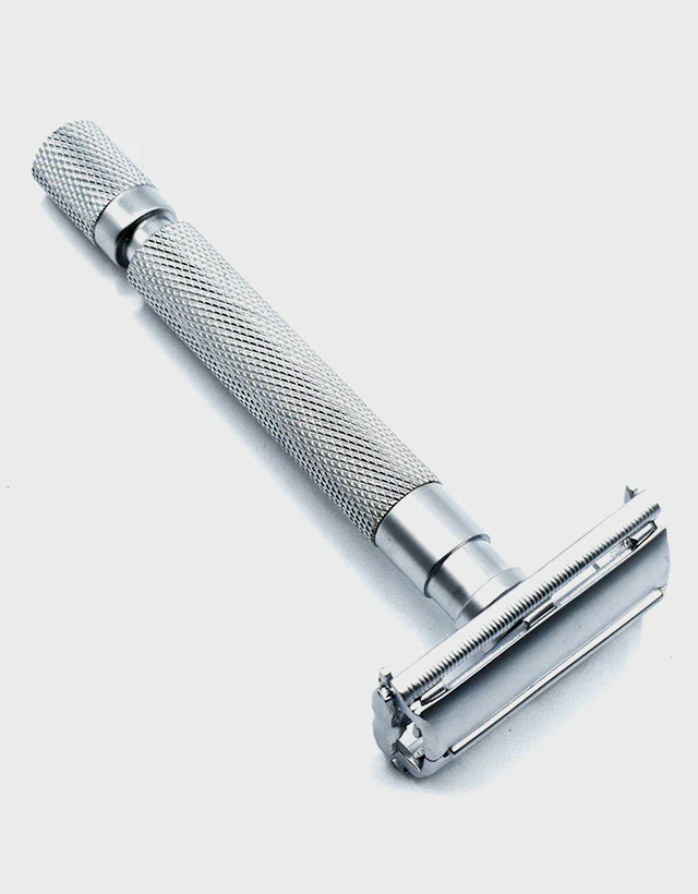 Parker - 74R-SC Safety Razor, Butterfly Open, Heavyweight, Satin Chrome Finish Handle - Image 11