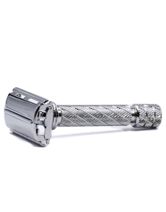 Parker - 87R Safety Razor, Butterfly Open, Short Handle, Textured Handle - Image 11
