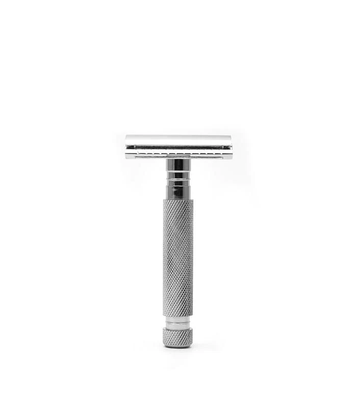 Parker - 97R Safety Razor, 3 piece, Short Handle, Herringbone Handle - Image 7