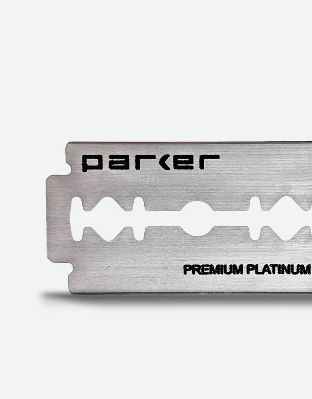Parker - Premium Platinum Double Edge Razor Blades, 30 Blades (6 Packs x 5 Blades) - Image 3