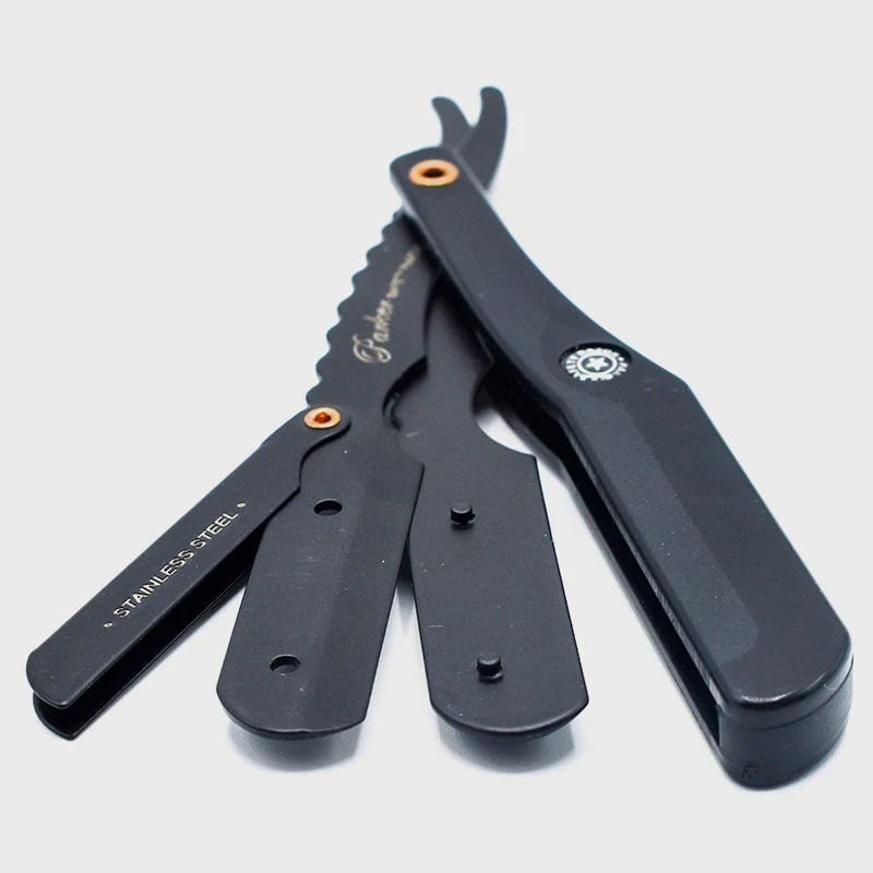 Parker - SRBBA Professional Barber Razor, Clip Type, Black - Image 2