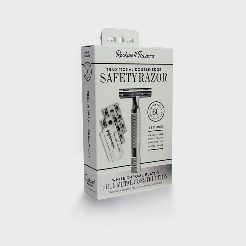 Rockwell Razors - 6C Razor, White Chrome - Image 2