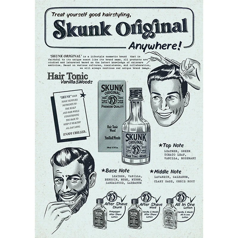Skunk Original - Hair Tonic, Wood - Image 4
