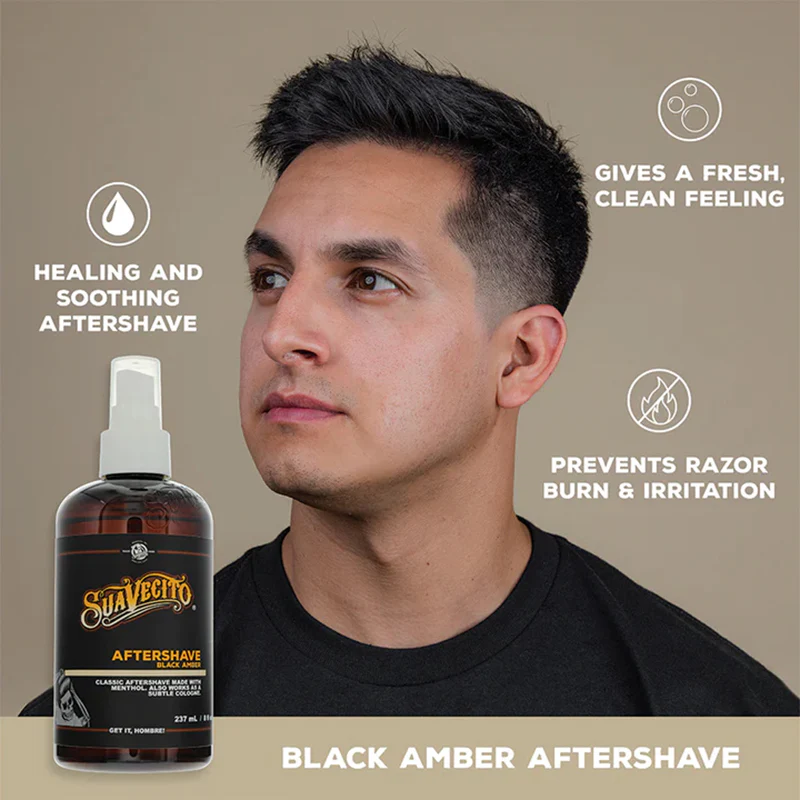 Suavecito - Black Amber Aftershave, 237ml - Image 3