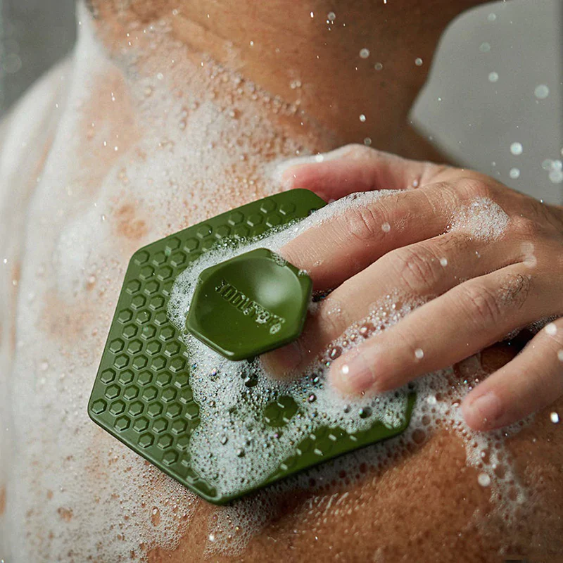 Tooletries - Body Scrubber & Hook, Army Green - Image 9
